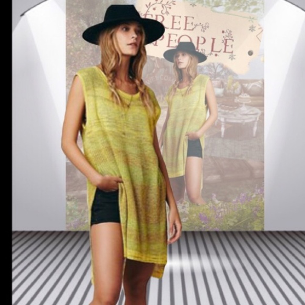 Free people sunny days knit sweater/dress